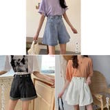ロールアップ デニムショートパンツ 美脚 | Miniministore | 詳細画像2