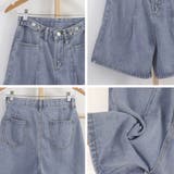 ロールアップ デニムショートパンツ 美脚 | Miniministore | 詳細画像4