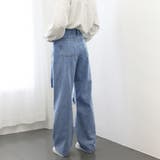 ダメージ デニムパンツ ハイウエスト美脚 | Miniministore | 詳細画像6 