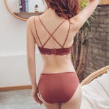 花柄レース ブラショーツセット レディース | Miniministore | 詳細画像11