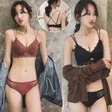 花柄レース ブラショーツセット レディース | Miniministore | 詳細画像5