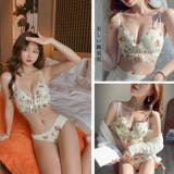 花柄刺しゅう レース ランジェリーセット | Miniministore | 詳細画像14