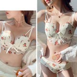 花柄刺しゅう レース ランジェリーセット | Miniministore | 詳細画像7