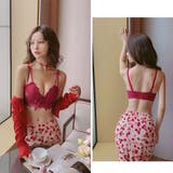 花柄刺しゅう レース ランジェリーセット | Miniministore | 詳細画像8