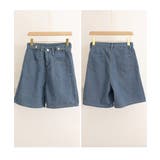 ウエスト調節可能デニムショートパンツ美脚 | Miniministore | 詳細画像19 