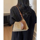 スエード調ショルダーバッグ ポーチ付き鞄 | Miniministore | 詳細画像2 