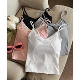 カップ付きキャミソールレーストリムキャミ | Miniministore | 詳細画像20 