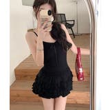 カップ付きキャミソールレーストリムキャミ | Miniministore | 詳細画像5 