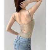 レース切替キャミソールカップ付きインナー | Miniministore | 詳細画像11