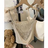 レース切替キャミソールカップ付きインナー | Miniministore | 詳細画像19