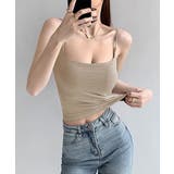 レース切替キャミソールカップ付きインナー | Miniministore | 詳細画像9