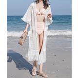 クロシェ編みロングカーディガン ゆったり | Miniministore | 詳細画像3 