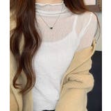 シースルートップス メロウフリルブラウス | Miniministore | 詳細画像10 