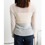 シースルートップス メロウフリルブラウス | Miniministore | 詳細画像18 