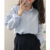 薄手シャツブラウス長袖レディース襟シャツ | Miniministore | 詳細画像1
