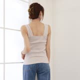 ブラ紐隠しインナー リブタンクトップ無地 | Miniministore | 詳細画像20 