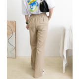 セミフレアワイドパンツ スラックスパンツ | Miniministore | 詳細画像23