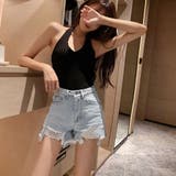 デニムショートパンツ ダメージレディース | Miniministore | 詳細画像10