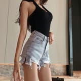 デニムショートパンツ ダメージレディース | Miniministore | 詳細画像5