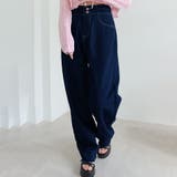 デニム ワイドパンツ ハイウエスト 脚長 | Miniministore | 詳細画像16