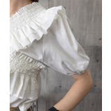 フリルブラウス シャーリングブラウス半袖 | Miniministore | 詳細画像17