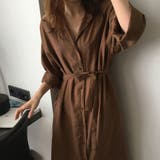 シャツワンピース レディース 長袖 カーデ | Miniministore | 詳細画像10