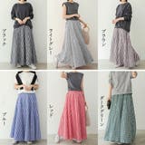ロングスカートレディースギンガムチェック | Miniministore | 詳細画像2