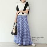 ロングスカートレディースギンガムチェック | Miniministore | 詳細画像5