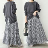 ロングスカートレディースギンガムチェック | Miniministore | 詳細画像8