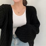 ニットカーディガン レディース ボレロ風 | Miniministore | 詳細画像11