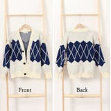 ニットカーディガン レトロ体型カバー秋冬 | Miniministore | 詳細画像3 