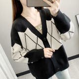 ニットカーディガン レトロ体型カバー秋冬 | Miniministore | 詳細画像7 