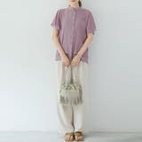 フレアー袖ブラウス バンドカラー 半袖夏 | Miniministore | 詳細画像12 