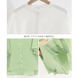 フレアー袖ブラウス バンドカラー 半袖夏 | Miniministore | 詳細画像33 
