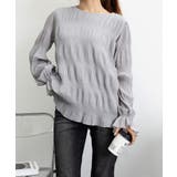 シャーリングブラウス 長袖トップス韓国風 | Miniministore | 詳細画像17