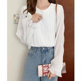 シャーリングブラウス 長袖トップス韓国風 | Miniministore | 詳細画像5
