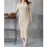 ポロニットワンピース 半袖 ロングワンピ | Miniministore | 詳細画像18 