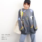 ロゴプリント トレーナー 長袖スウェット | Miniministore | 詳細画像14