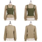 ニットキャミソール ブラウス2点セット レディース | Miniministore | 詳細画像3 