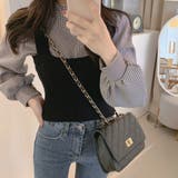 ニットキャミソール ブラウス2点セット レディース | Miniministore | 詳細画像4 