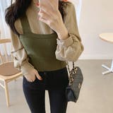 ニットキャミソール ブラウス2点セット レディース | Miniministore | 詳細画像7 