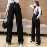 ワンショルダー サロペットデニムパンツ | Miniministore | 詳細画像6