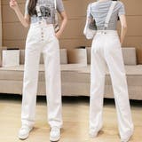 ワンショルダー サロペットデニムパンツ | Miniministore | 詳細画像9