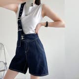 デニムサロペット ショートオーバーオール | Miniministore | 詳細画像16