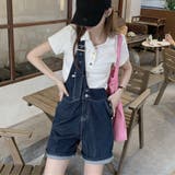 デニムサロペット ショートオーバーオール | Miniministore | 詳細画像5
