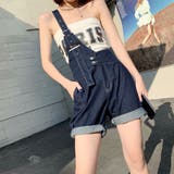 デニムサロペット ショートオーバーオール | Miniministore | 詳細画像6