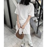 立体ロゴtシャツ 韓国チュニックロンT | Miniministore | 詳細画像21 