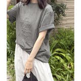 立体ロゴtシャツ 韓国チュニックロンT | Miniministore | 詳細画像24 