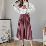 プリーツスカート ハイウエスト 着やせ | Miniministore | 詳細画像13