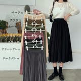 プリーツスカート ハイウエスト 着やせ | Miniministore | 詳細画像2
